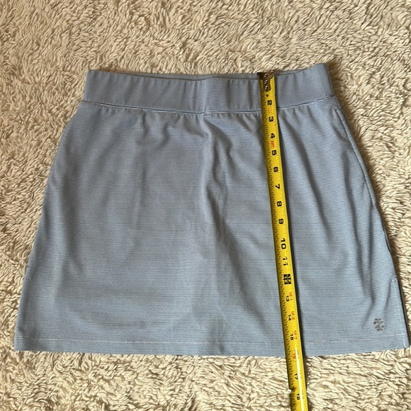 IZOD Golf Skirt Striper Short Lined Elastic Waist Pockets Size S - Picture 3 of 13
